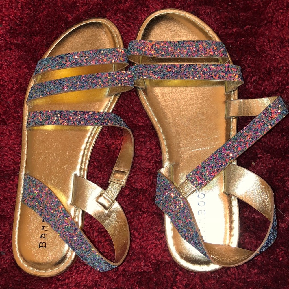 Forever 21 strappy glitter sandals